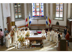 Dankgottesdienst der Kommunionkinder (© Karl-Franz Thiede)